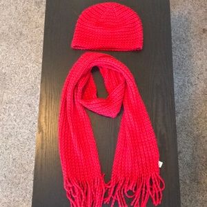Scarf and beanie set